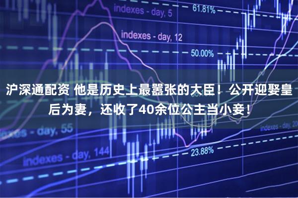 沪深通配资 他是历史上最嚣张的大臣！公开迎娶皇后为妻，还收了40余位公主当小妾！